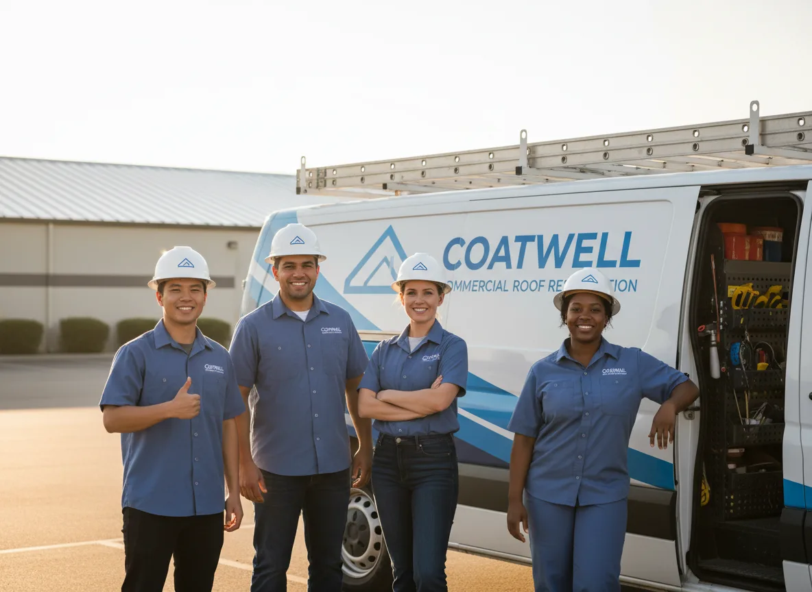 Commercial roof coating company in Rena Lara, MS